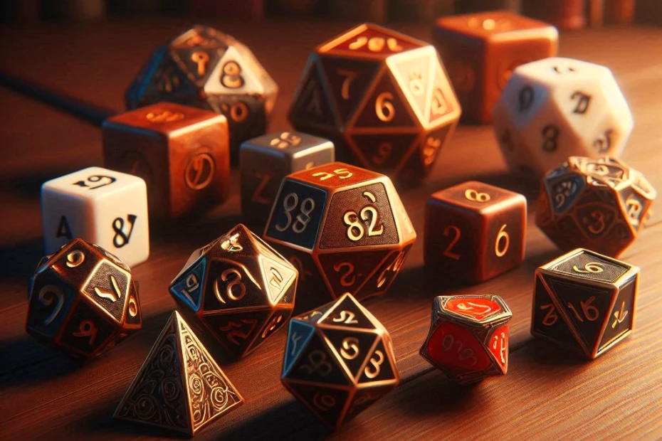 Dice on a Table - A Resource for Gamers